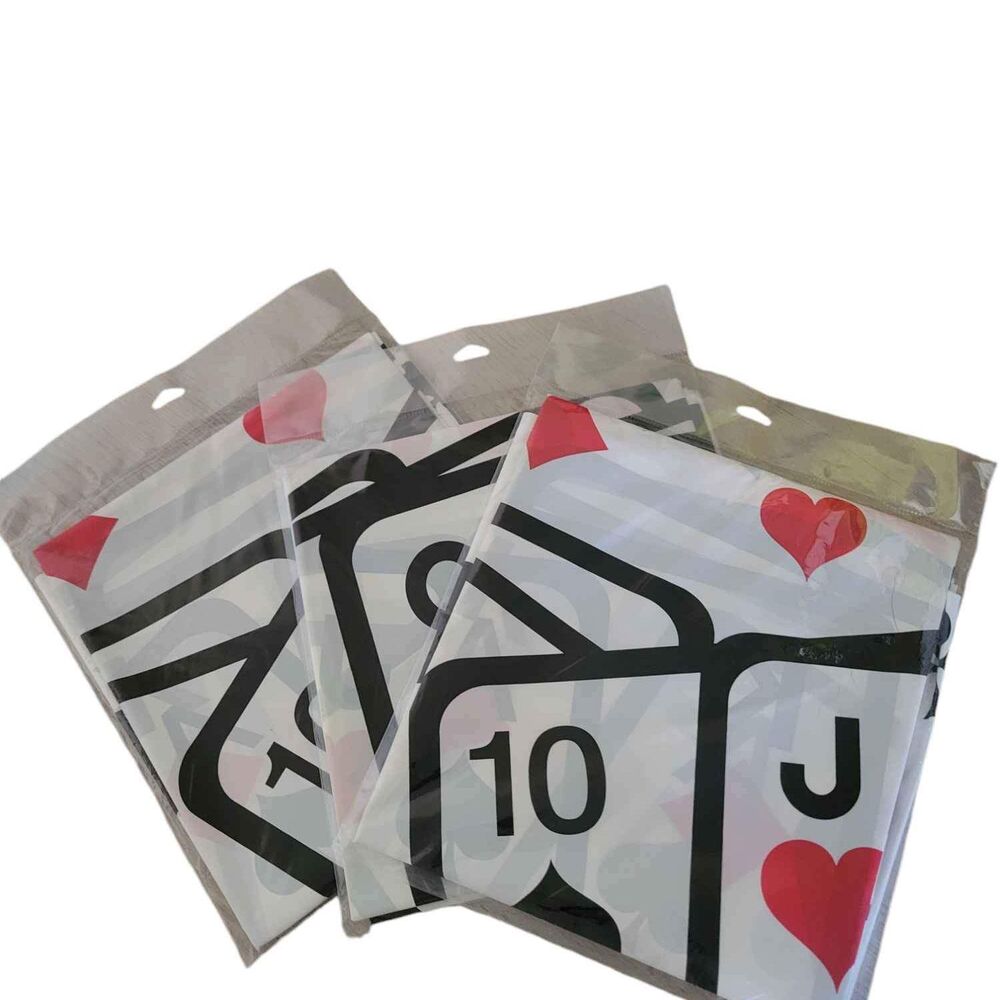 3 NIP Hallmark Casino Card Table Covers